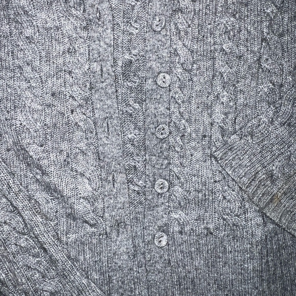 Talbots vintage Women's Gray cashmere blend-Size M - Picture 3 of 4